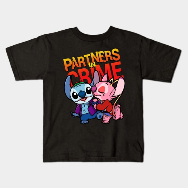 Partners in Crime Kids T-Shirt by Son Dela Cruz